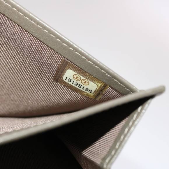 CHANEL Matelasse Wallet Patent Leather Brown CC Auth yk7893 - Picture 12 of 16